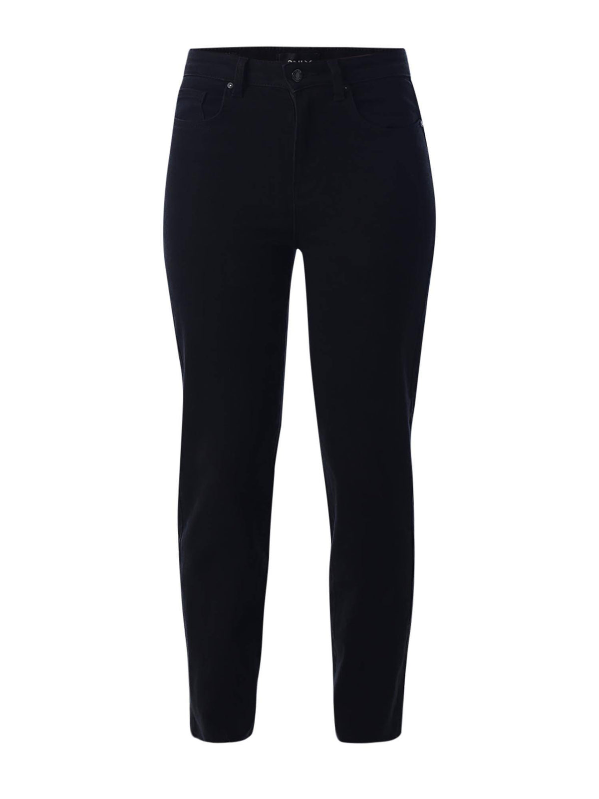 Women Solid Straight Fit Black Jeans | BG78 - view 5