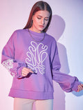 Lavender 3D Print Sweatshirt | HD56 - view 1