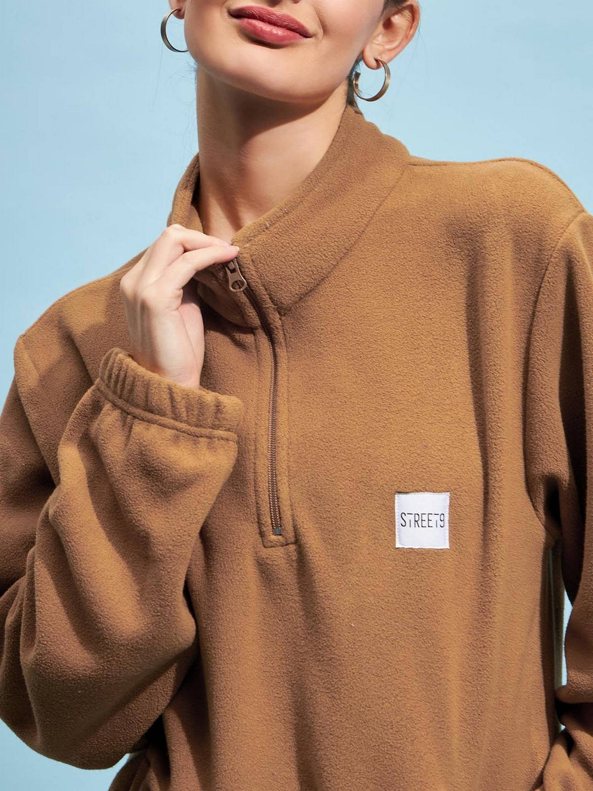 Beige Oversize Sweatshirt | HD56 - view 24