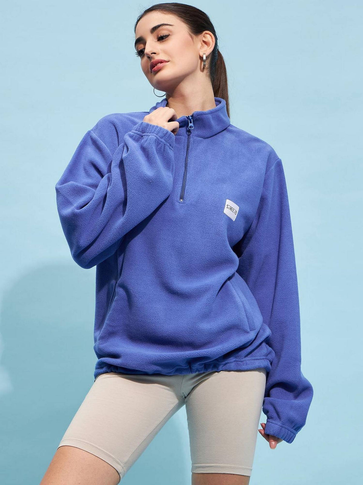 Beige Oversize Sweatshirt | HD56 - view 7