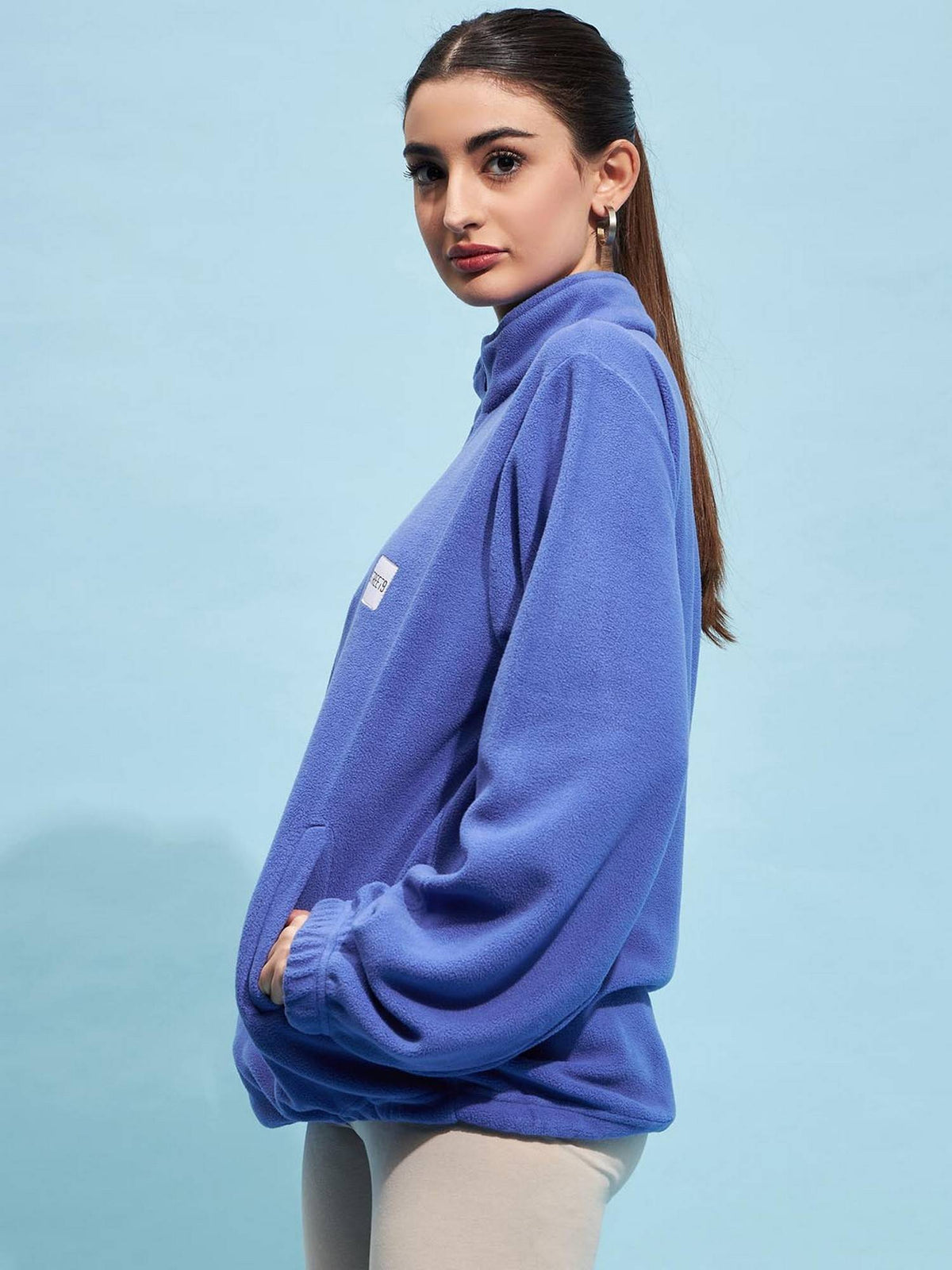 Beige Oversize Sweatshirt | HD56 - view 8