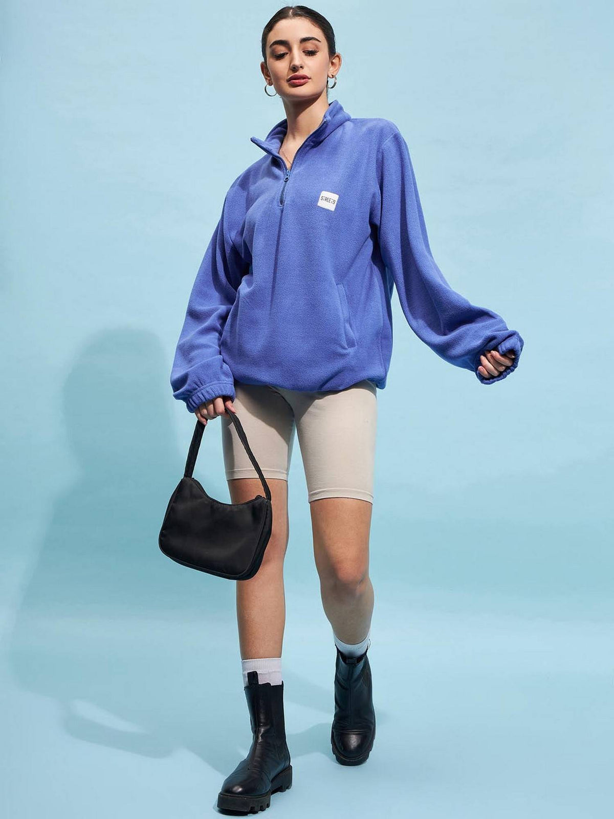 Beige Oversize Sweatshirt | HD56 - view 10