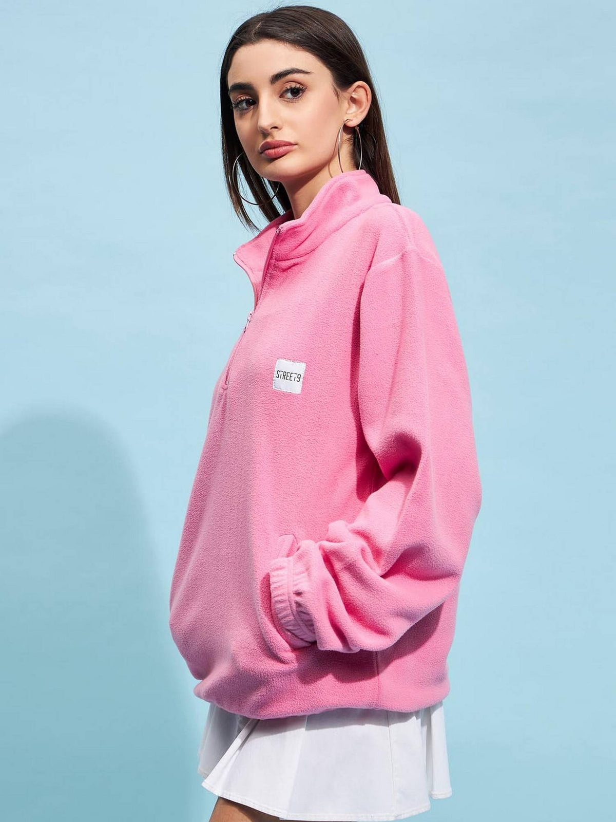 Beige Oversize Sweatshirt | HD56 - view 14
