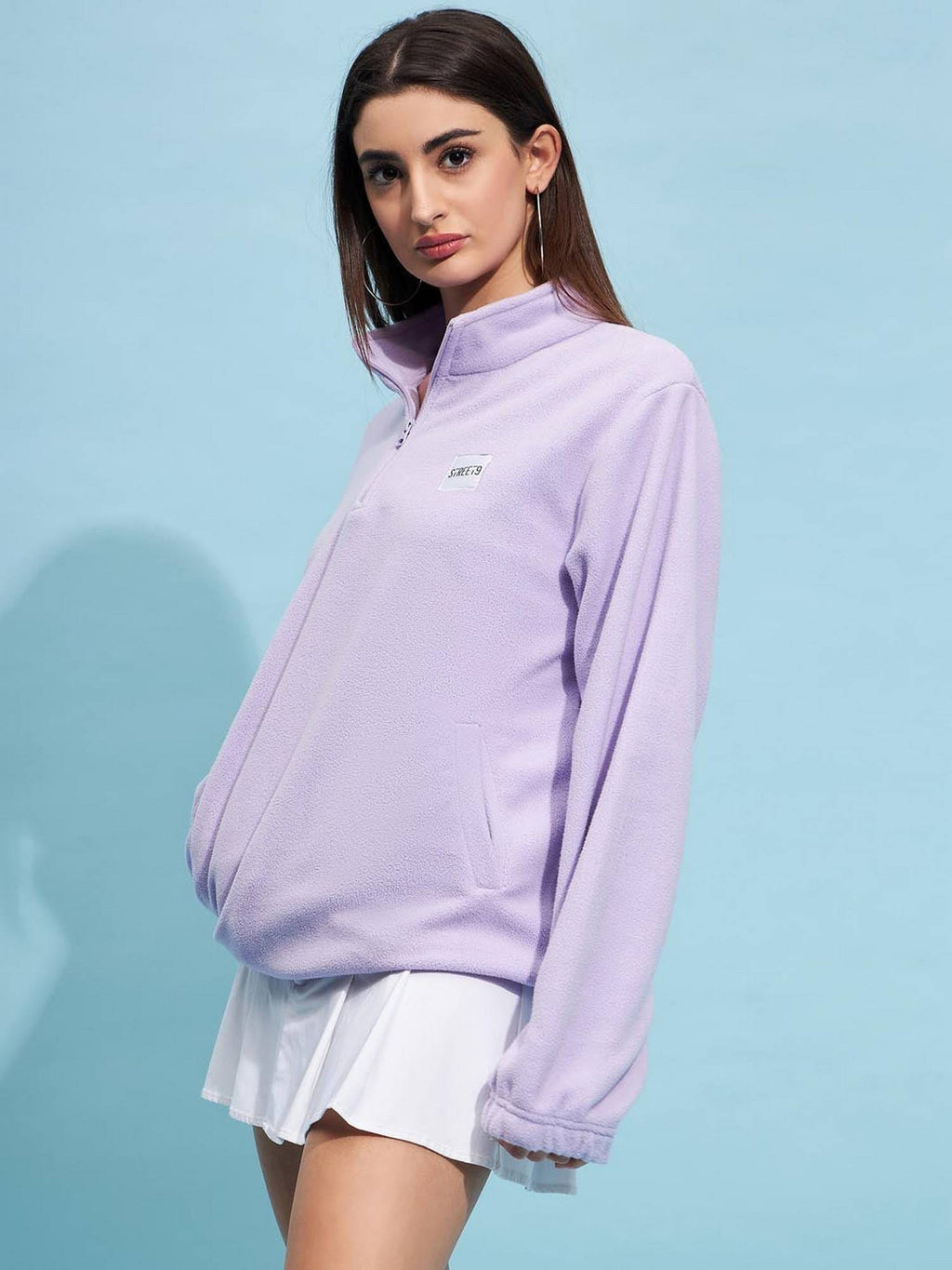 Beige Oversize Sweatshirt | HD56 - view 32
