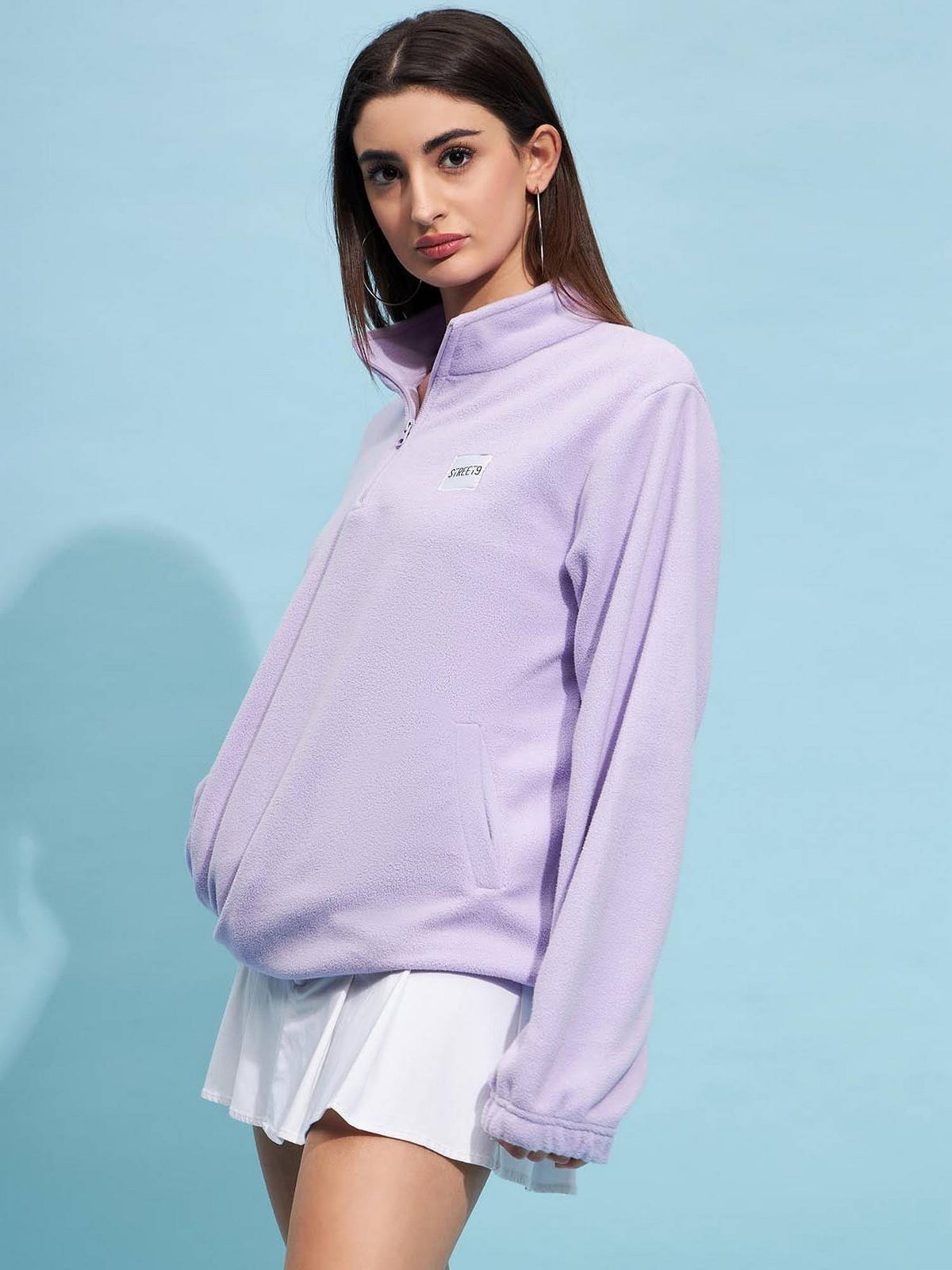 Beige Oversize Sweatshirt | HD56 - view 32