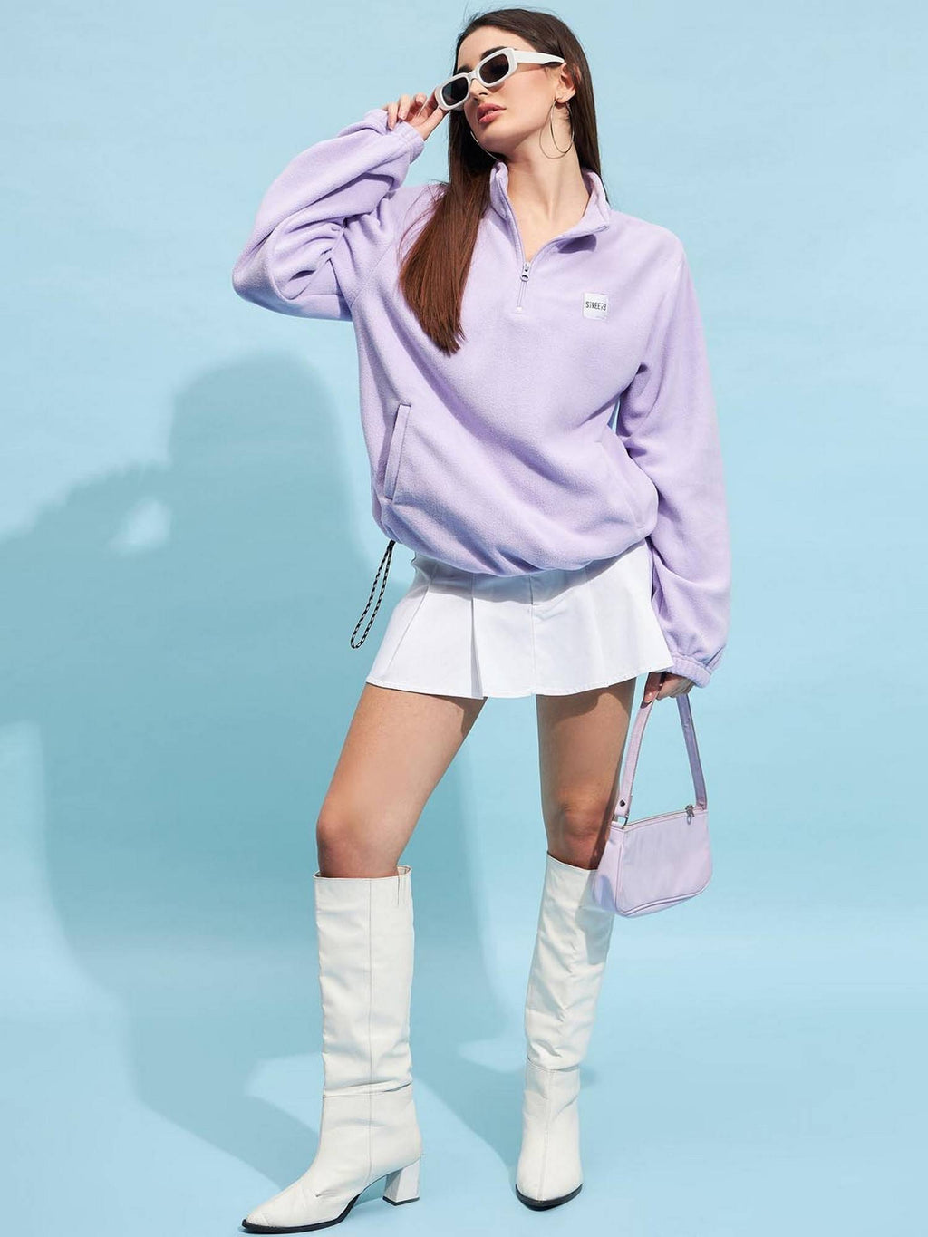 Beige Oversize Sweatshirt | HD56 - view 34