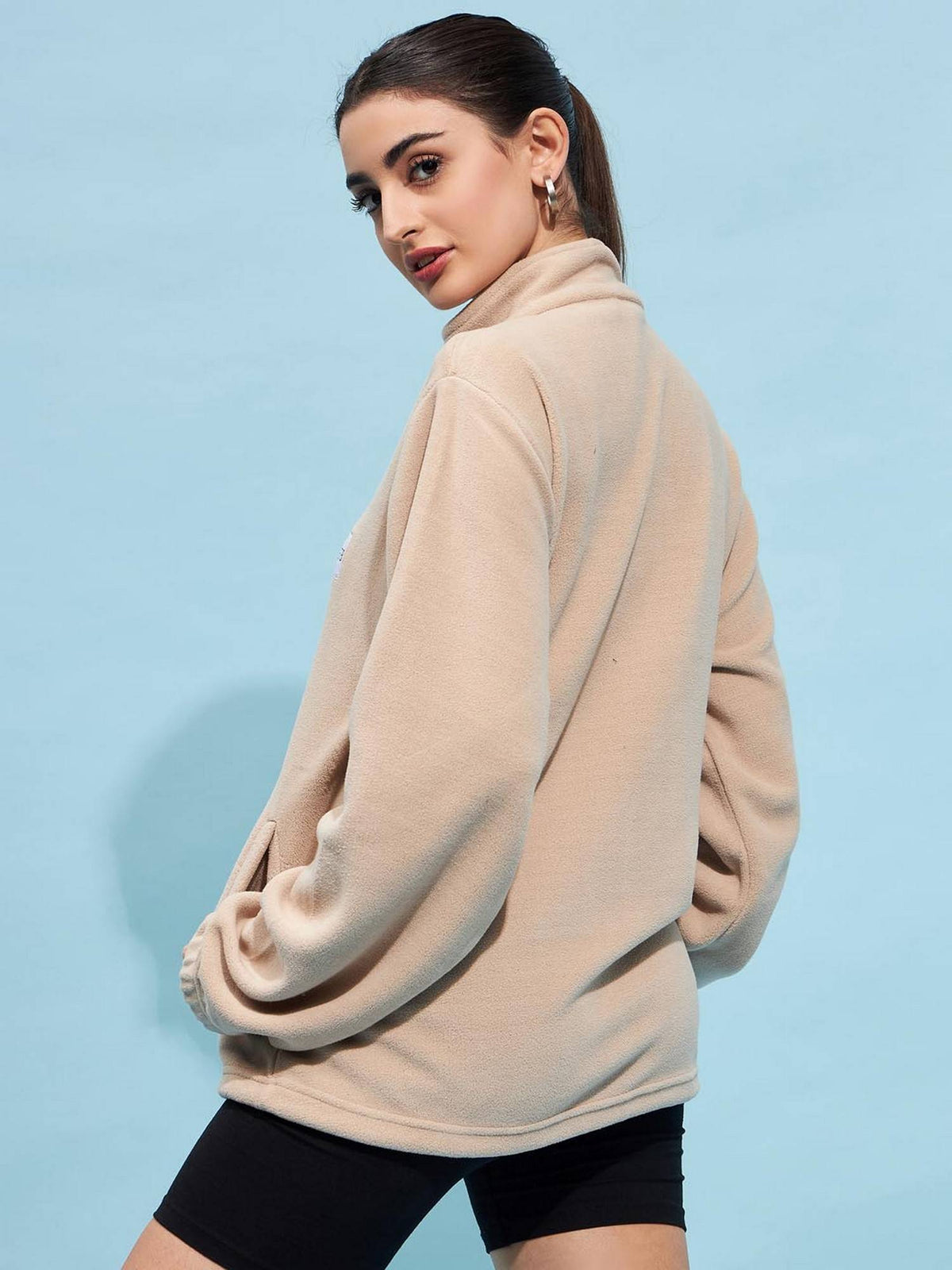 Beige Oversize Sweatshirt | HD56 - view 3