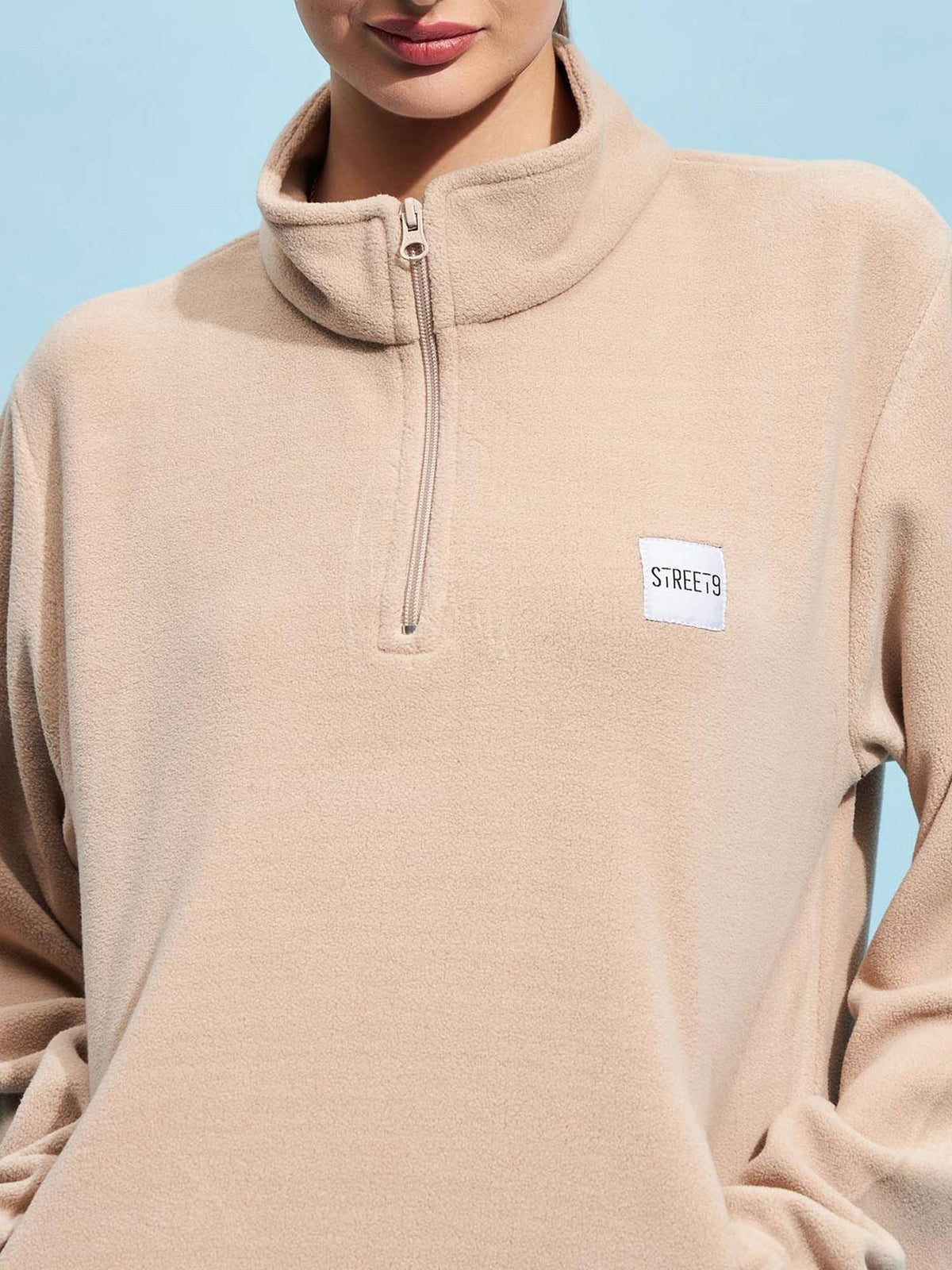 Beige Oversize Sweatshirt | HD56 - view 6