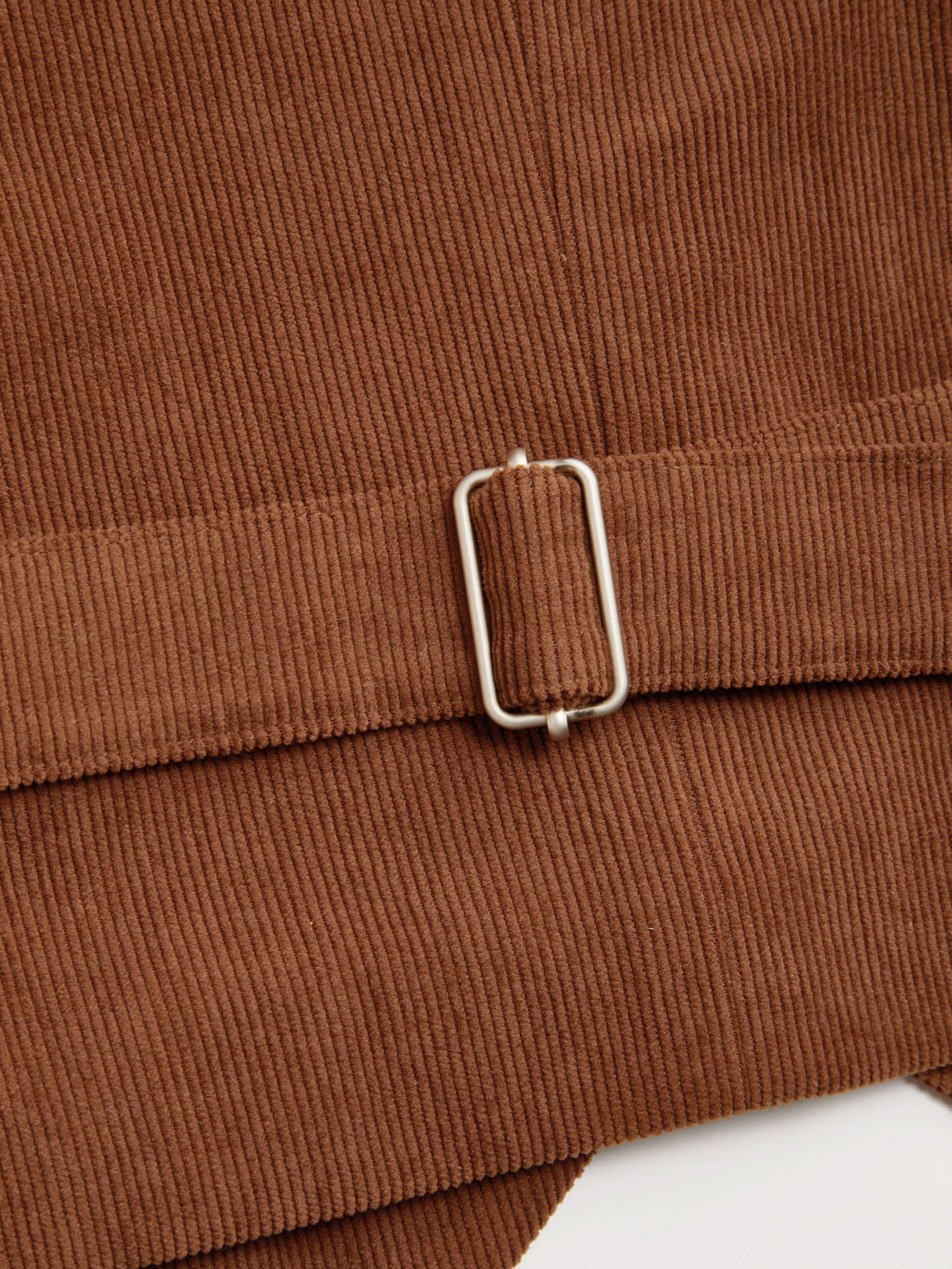 Corduroy V-neck Solid Button Blazer Vest | JC78 - view 4