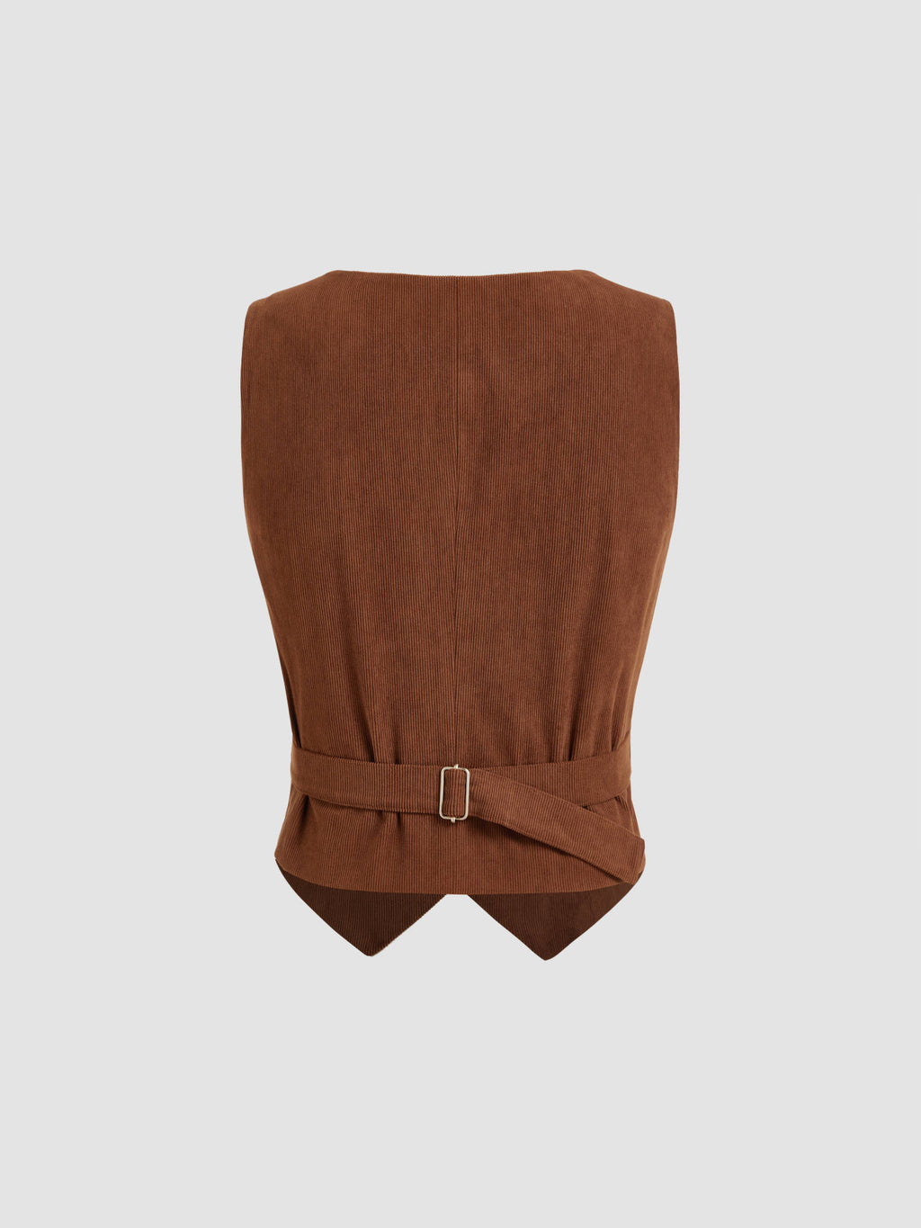 Corduroy V-neck Solid Button Blazer Vest | JC78 - view 6