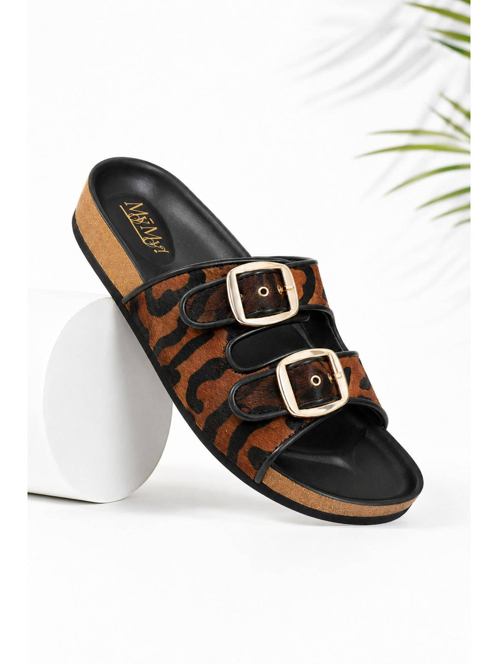 Black Urban Safari Sandals | SD89 - view 3