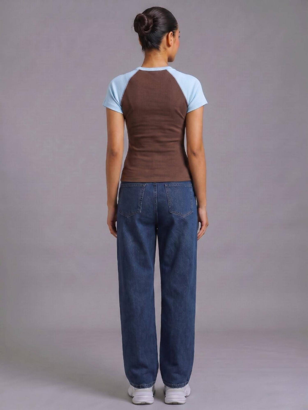 Cotton Lycra Contrast Raglan T-Shirt | TS56 - view 5