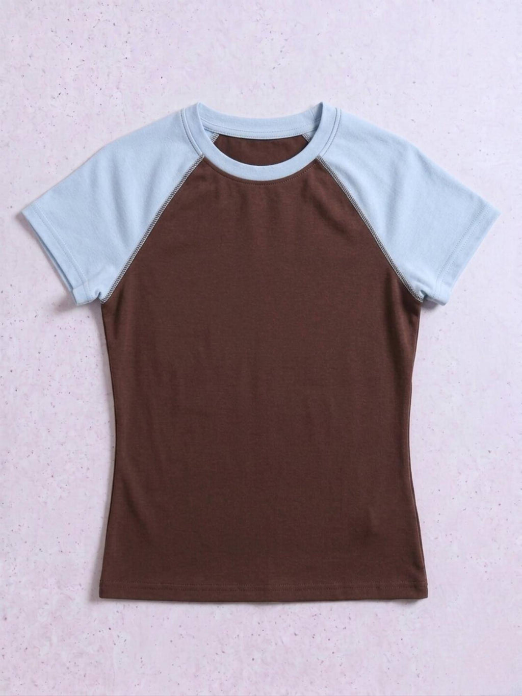 Cotton Lycra Contrast Raglan T-Shirt | TS56 - view 6