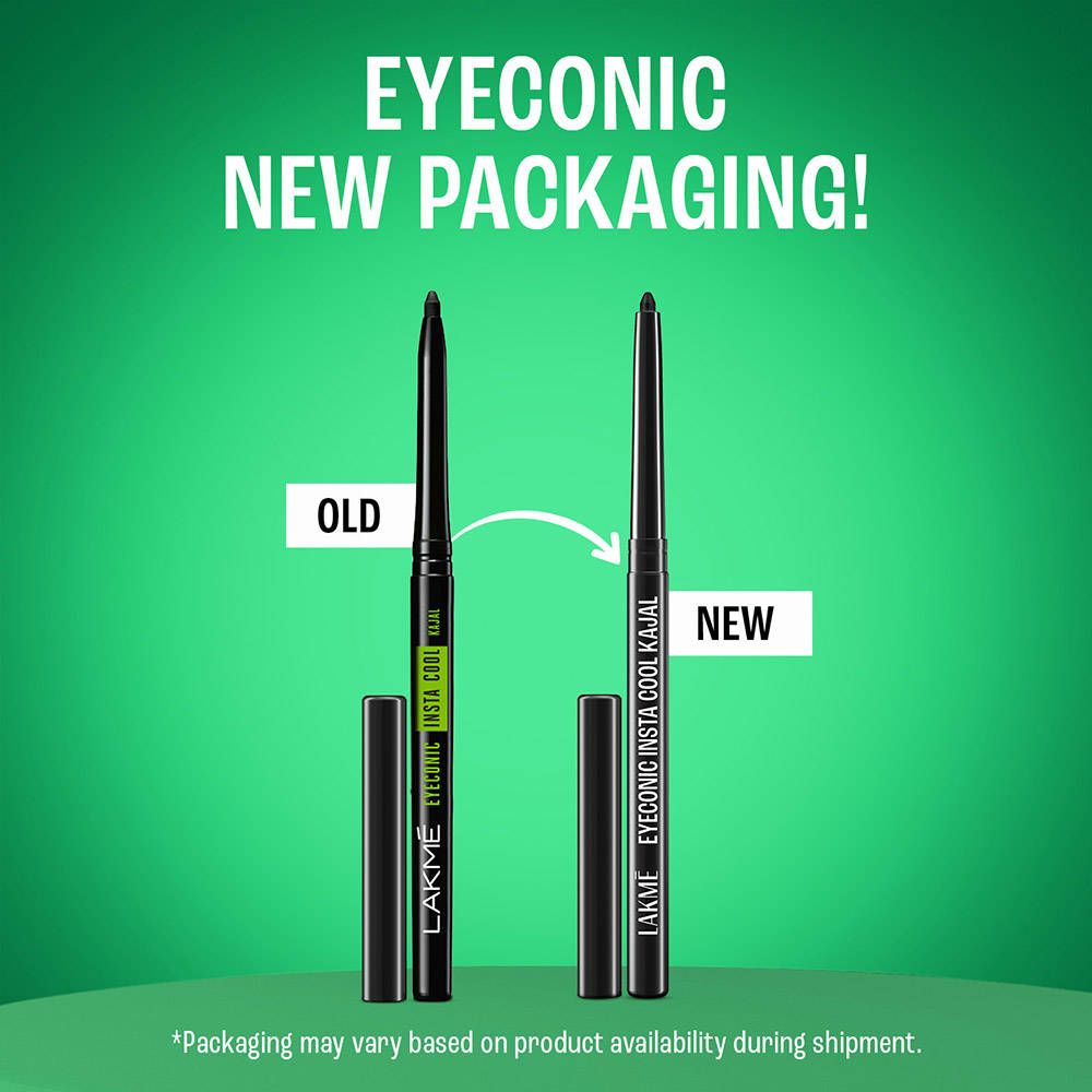 Eyeconic Insta Cool Deep Black Kajal Cooling Kohl With Cucumber | E20 - view 3