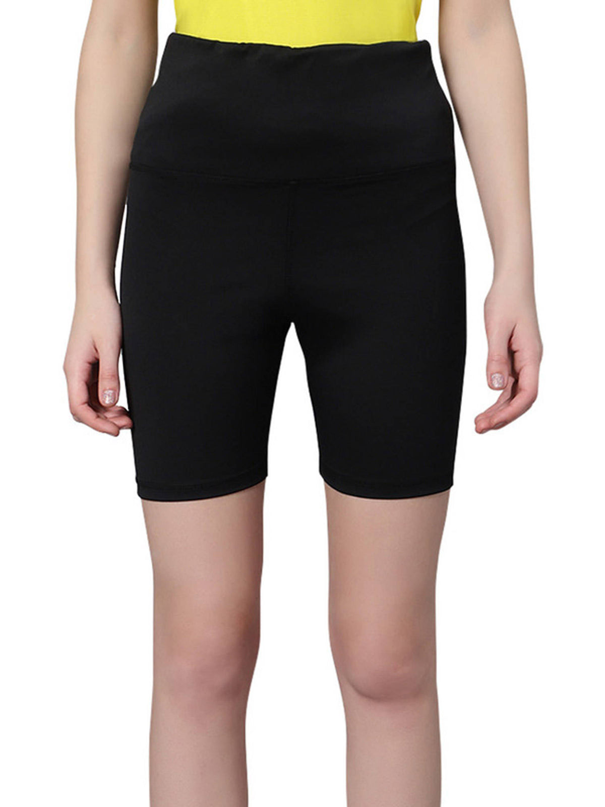 Aura Shorts for Women Skinny Fit High Waisted Athletic Shorts Airforce - view 6