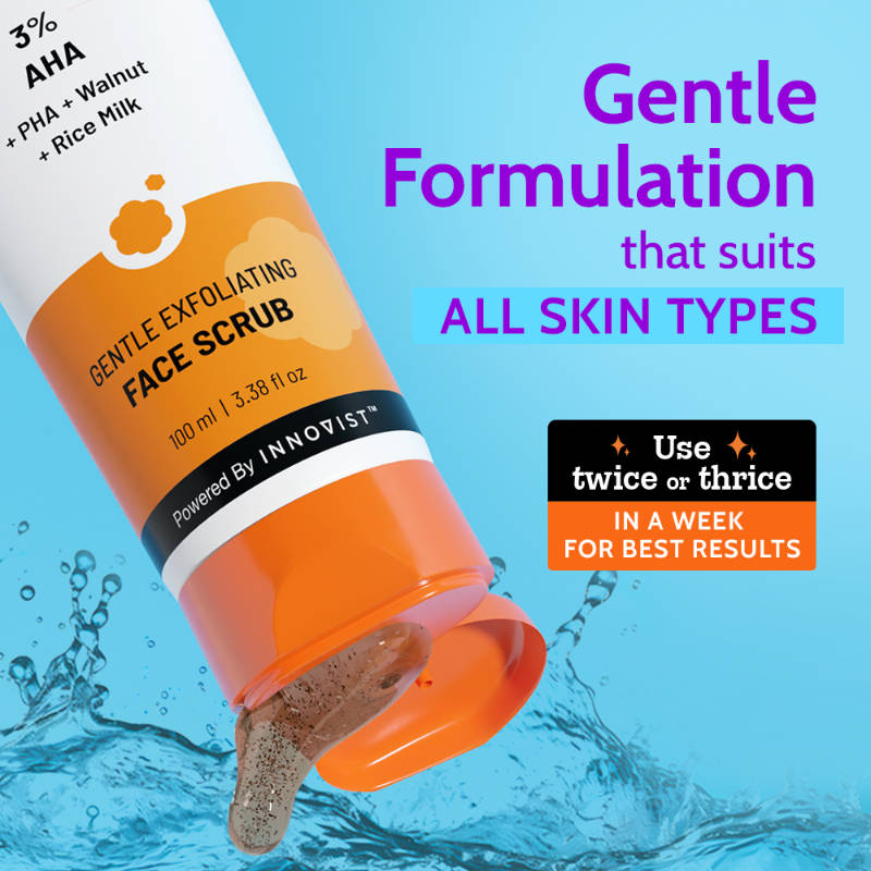 3% AHA Gentle Exfoliating Face Scrub For Dead Skin & Blackheads | FC3 - view 3