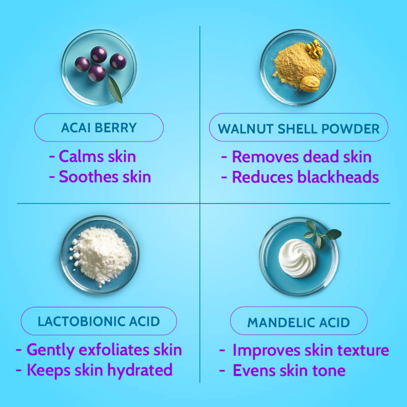 3% AHA Gentle Exfoliating Face Scrub For Dead Skin & Blackheads | FC3 - view 5