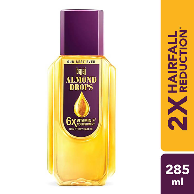 Almond Drops Almond Oil 6X Vitamin E Nourishment Non Sticky Hair Oil For Hair Fall Control | H85 - view 2