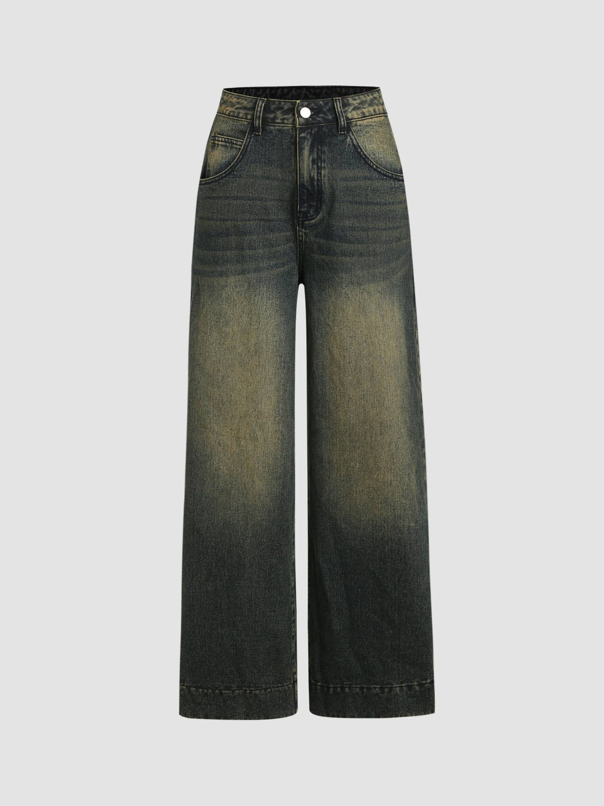 Mid Waist Straight Leg Jeans | ST23 - view 4