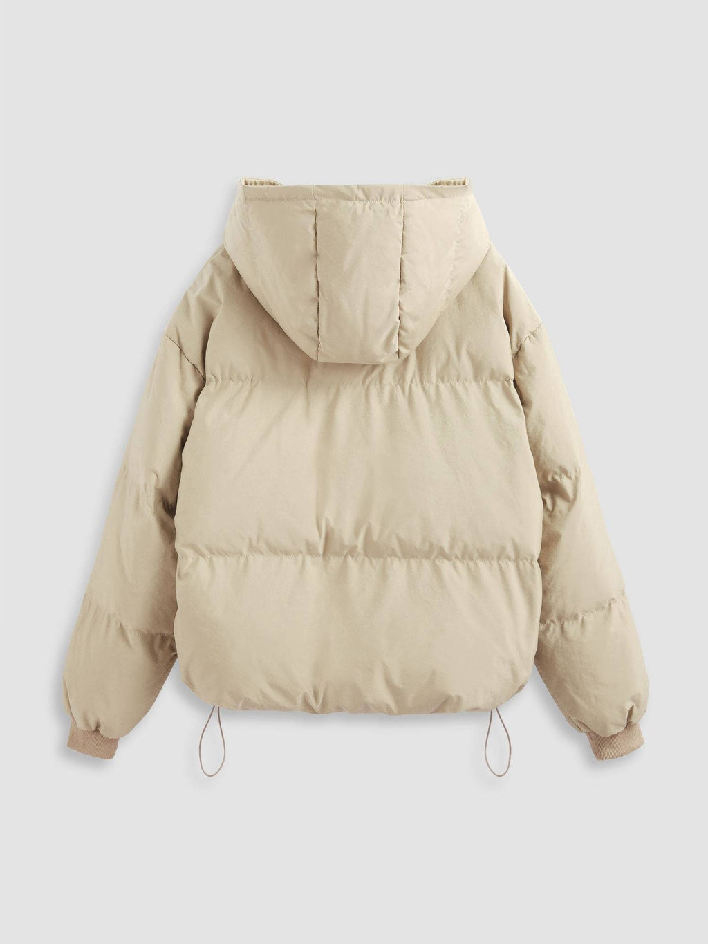 Wine Hooded Puffer Jacket | JC78 - view 14