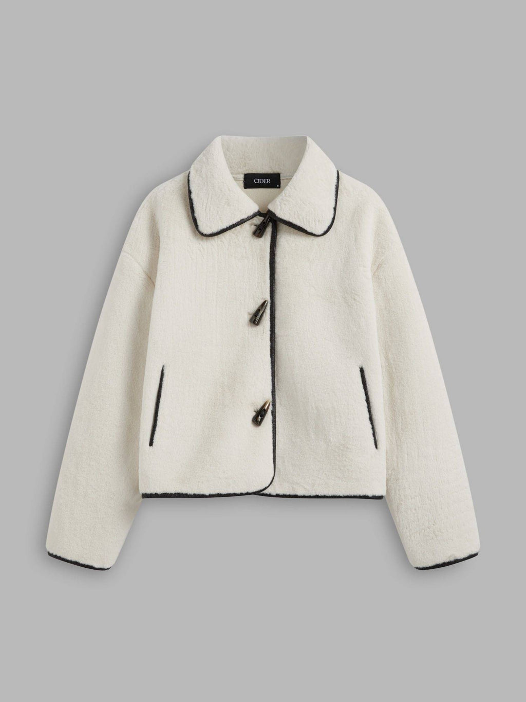 Flannel Collared Duffle Jacket | JC78 - view 4