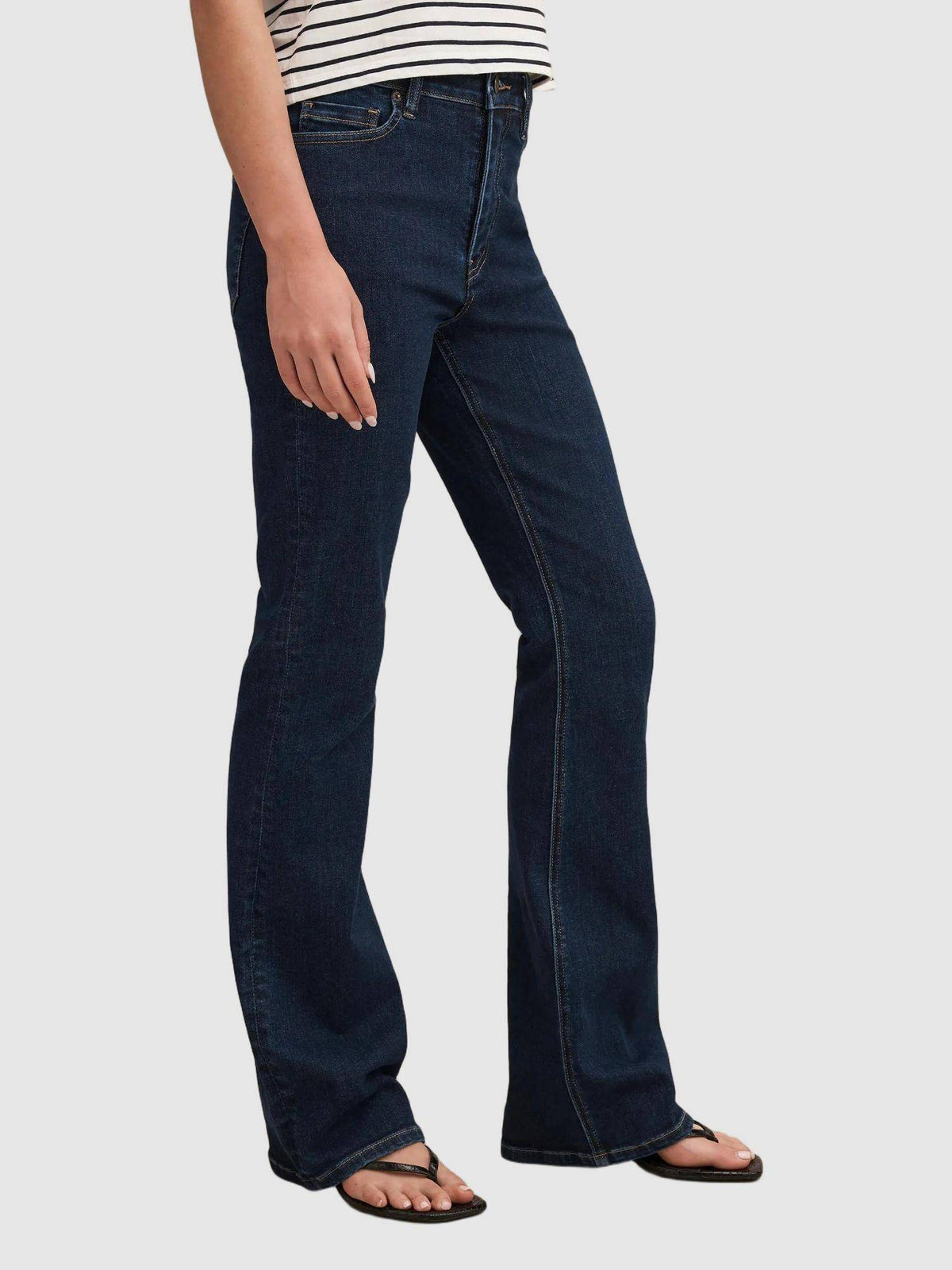 Blue Jessie Slim Flare Jeans | BT10 - view 3