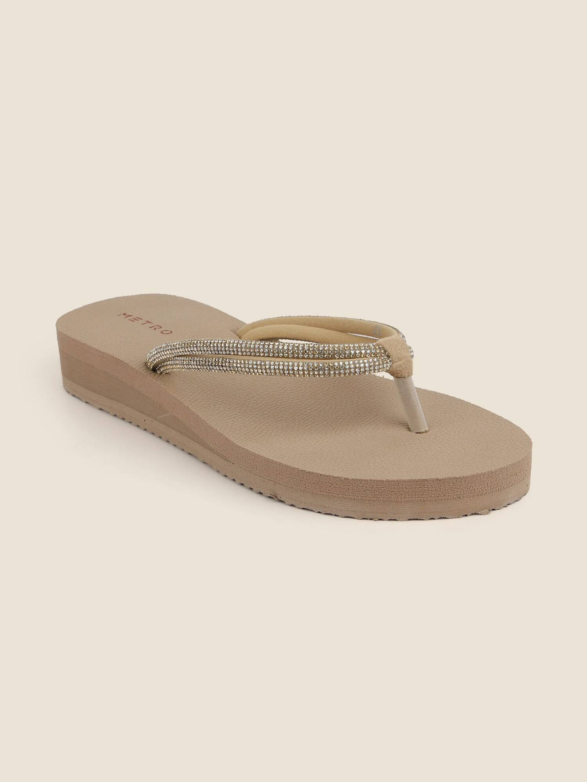 Women Beige Sandals | SD89 - view 3