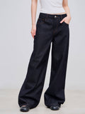 Denim Mid Rise Pocket Wide Leg Jeans | WL90 - view 1