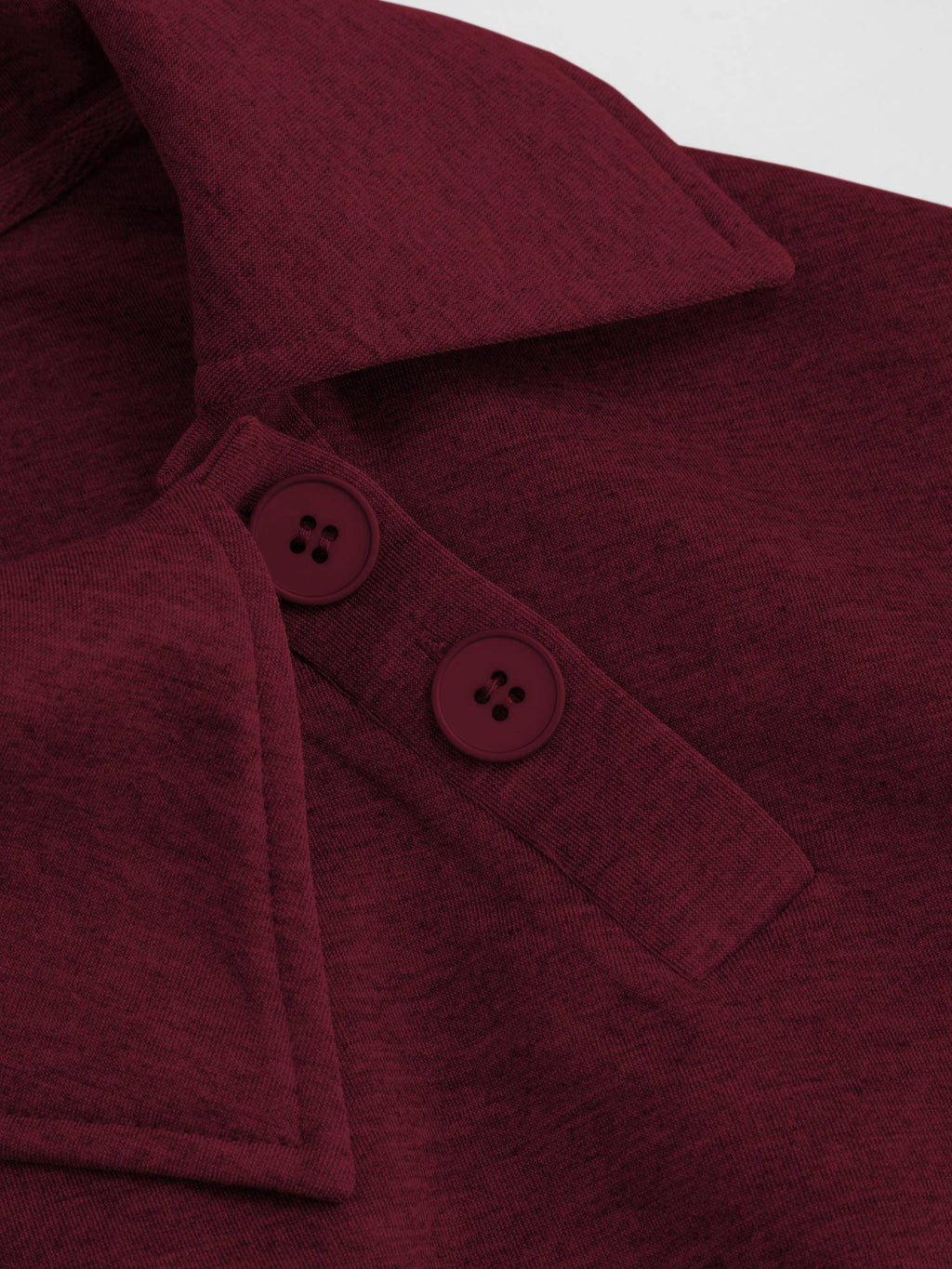 Asymmetrical Neck Long Sleeve Cinched Waist Sweatshirt | SS90 - view 8