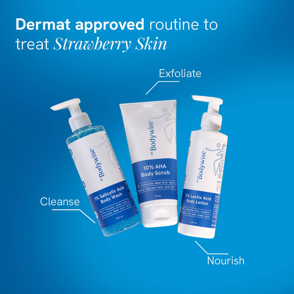 16% Actives Strawberry Skin Pack Fights Keratosis Pilaris, Tiny Bumps & Strawberry Skin | BWS9 - view 5