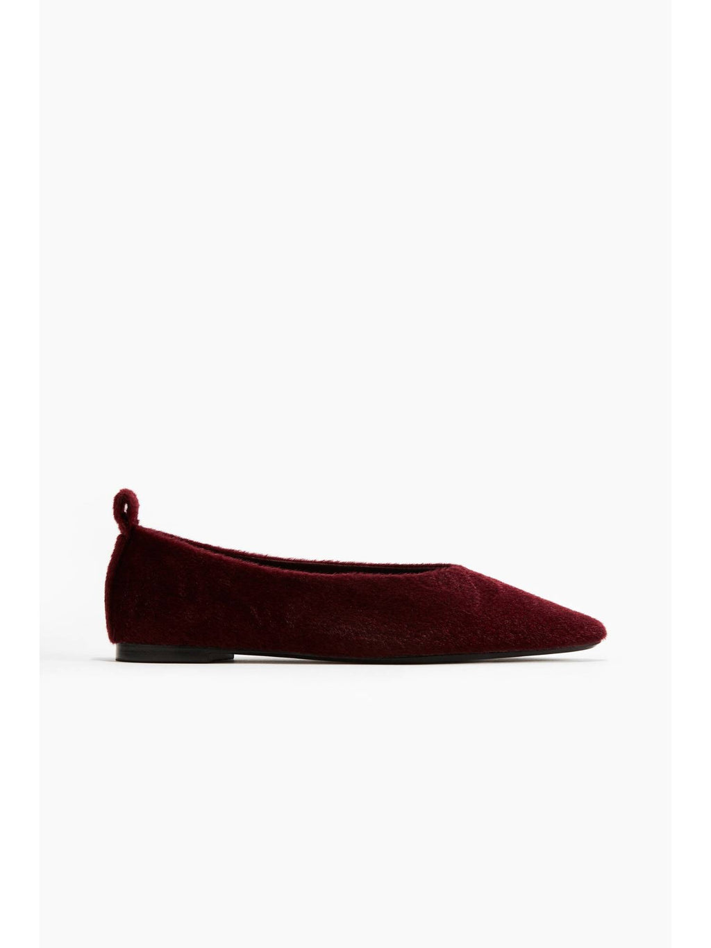 Women Red Pointed Ballet Flats | F61 - view 1