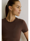 Women White Lightweight Yoga Top With Soft move | TT89 - view 8