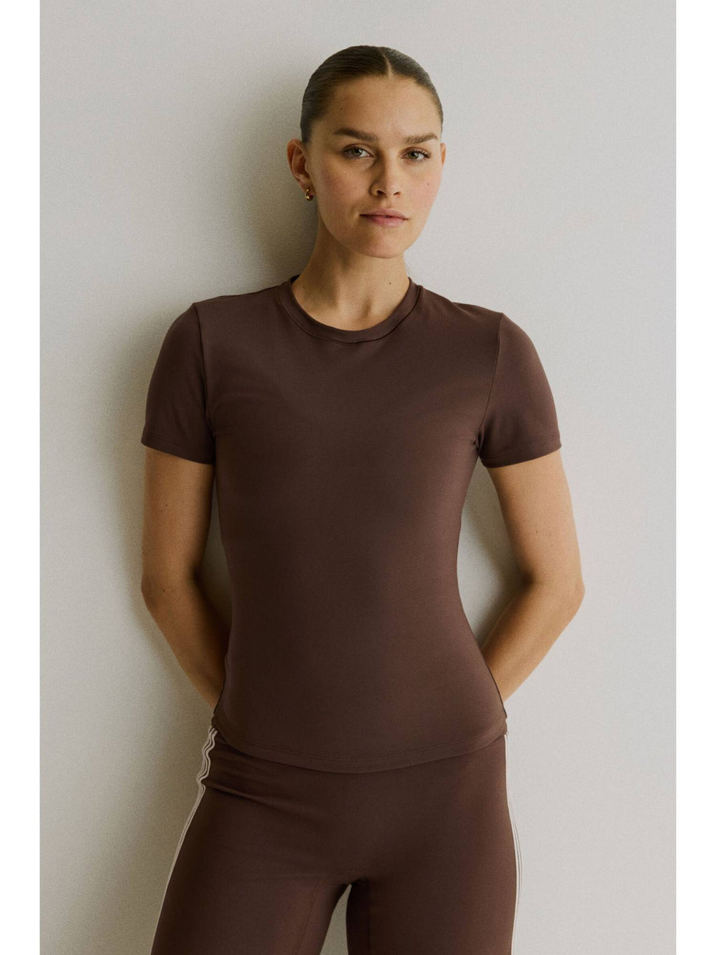 Women White Lightweight Yoga Top With Soft move | TT89 - view 9