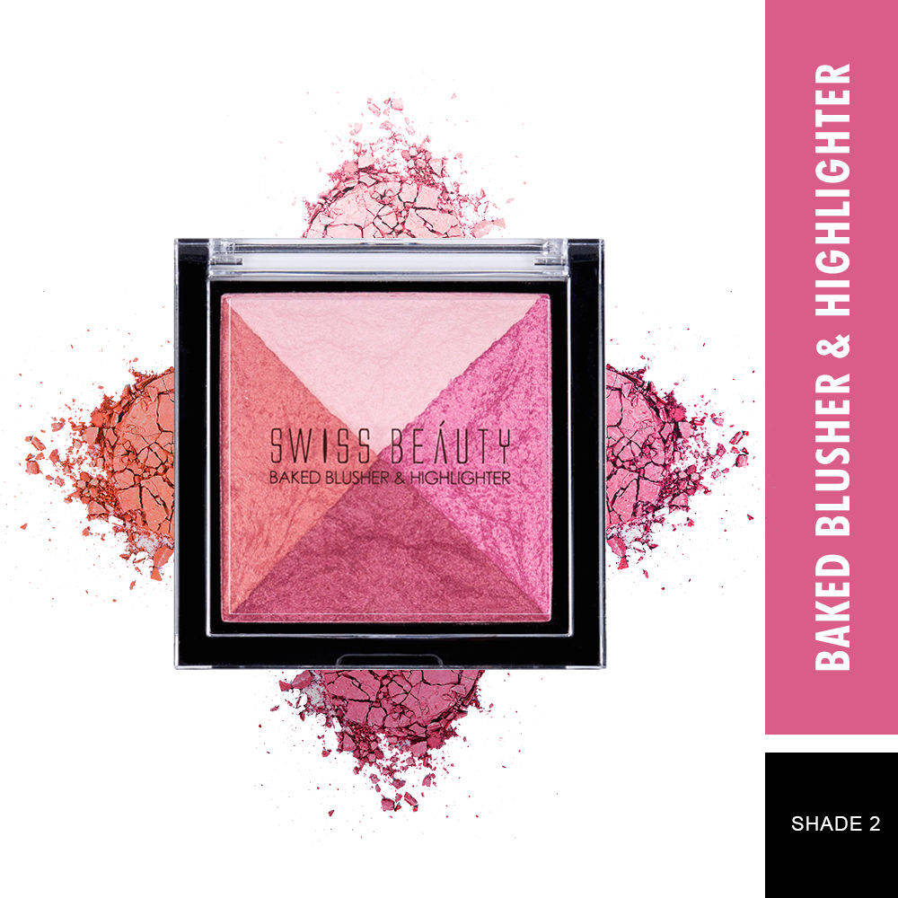HD Matte Lipstick + Baked Blusher & Highlighter Combo | L12 - view 2