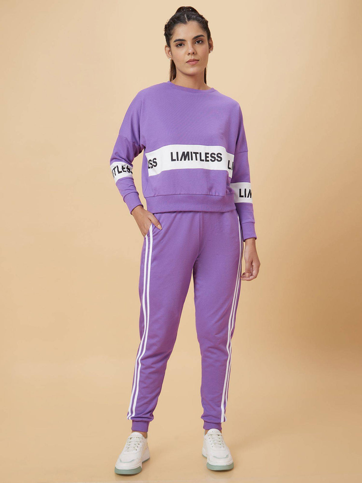 Women Purple Regular Fit Jogger | WJ89 - view 6