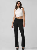 High Waist Black Flared Jeans | BG78 - view 1