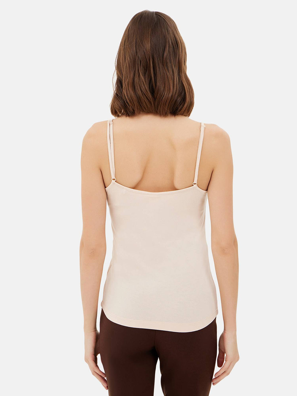 Black Basic Camisole Top with Adjustable Straps | TT98 - view 14