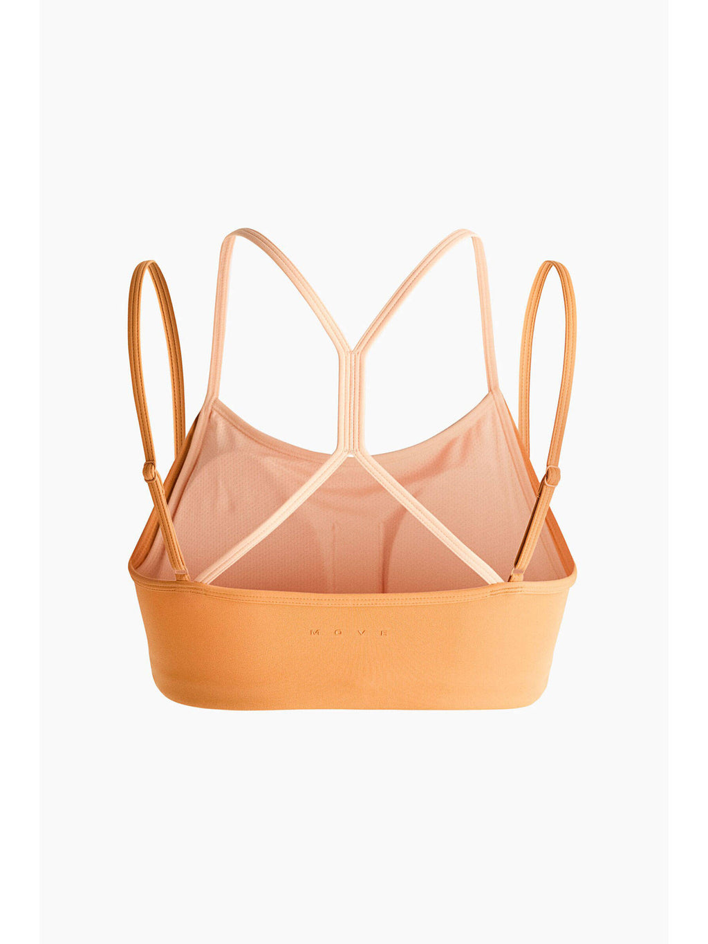 Women Orange Sports Bra With Sculptmove | sb09 - view 6