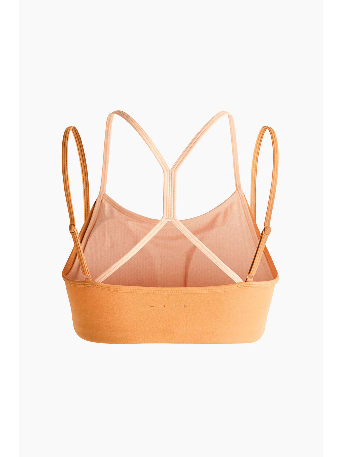 Women Orange Sports Bra With Sculptmove | sb09 - view 6