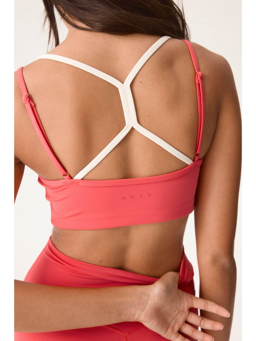 Women Red Sports Bra With Sculptmove | sb09 - view 1