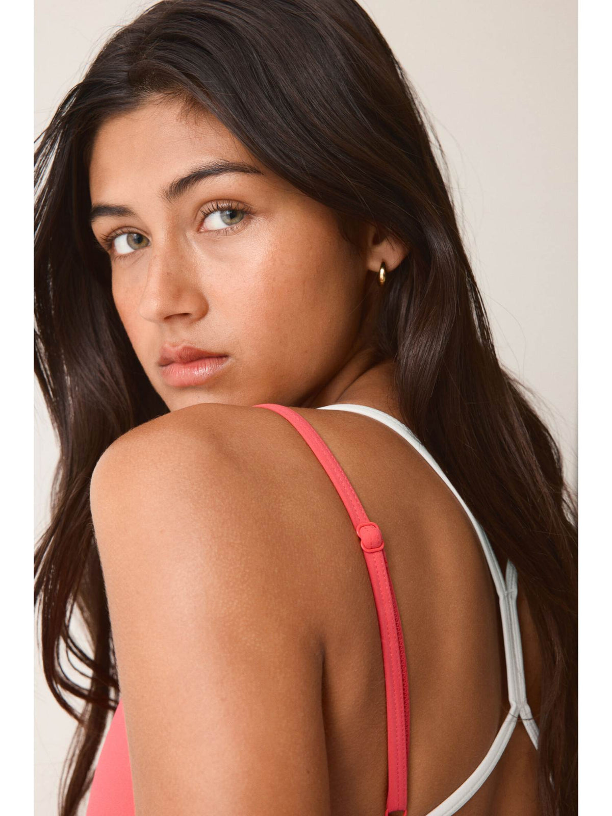 Women Orange Sports Bra With Sculptmove | sb09 - view 12