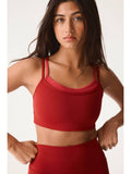 Women Red Sports Bra With Sculptmove | sb09 - view 1