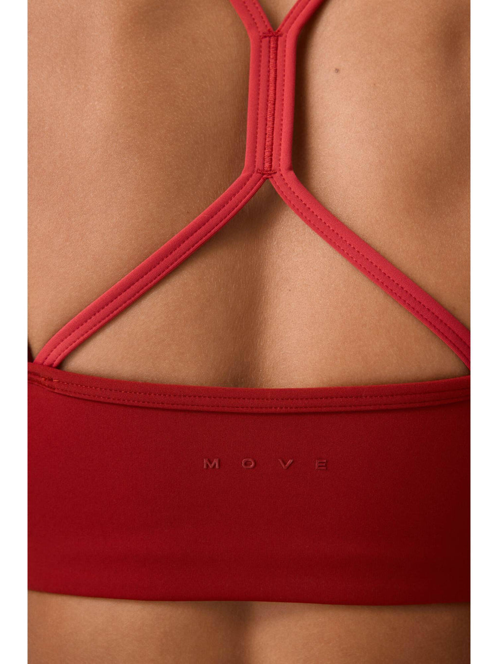 Women Red Sports Bra With Sculptmove | sb09 - view 3
