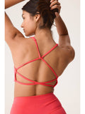 Women Red Sports Bra With Softmove | sb09 - view 1