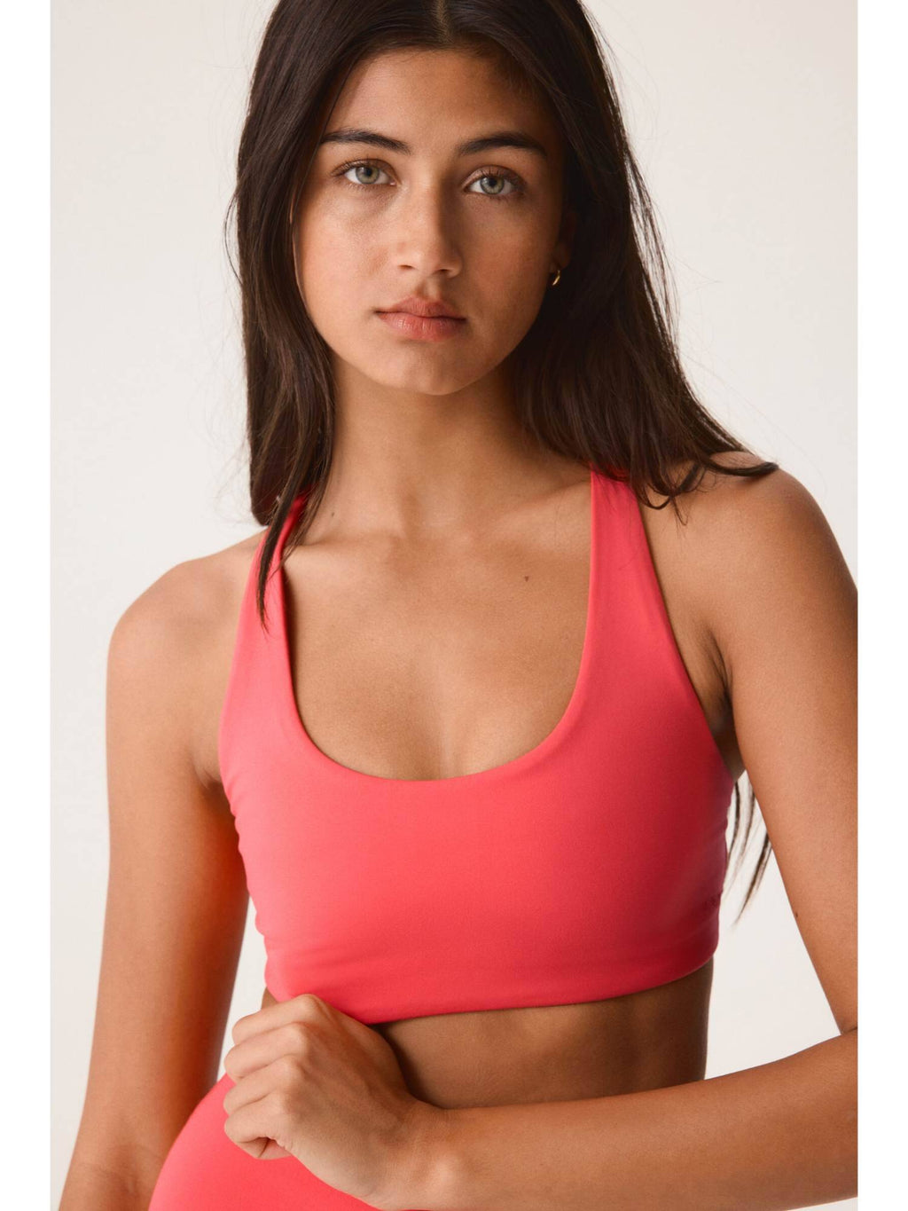 Women Red Sports Bra With Softmove | sb09 - view 2