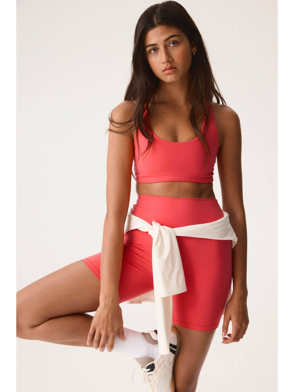 Women Red Sports Bra With Softmove | sb09 - view 3