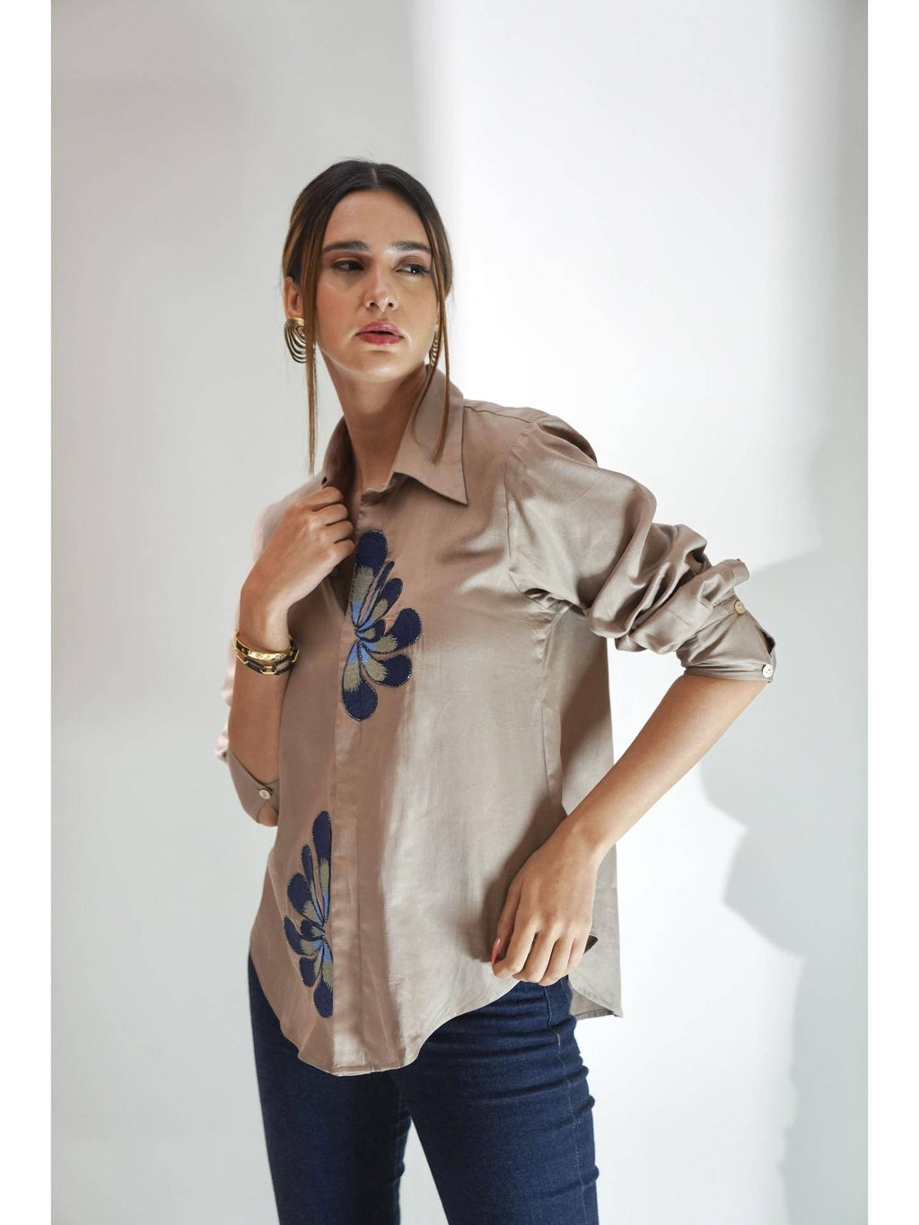Bloom Beige Shirt | S67 - view 1