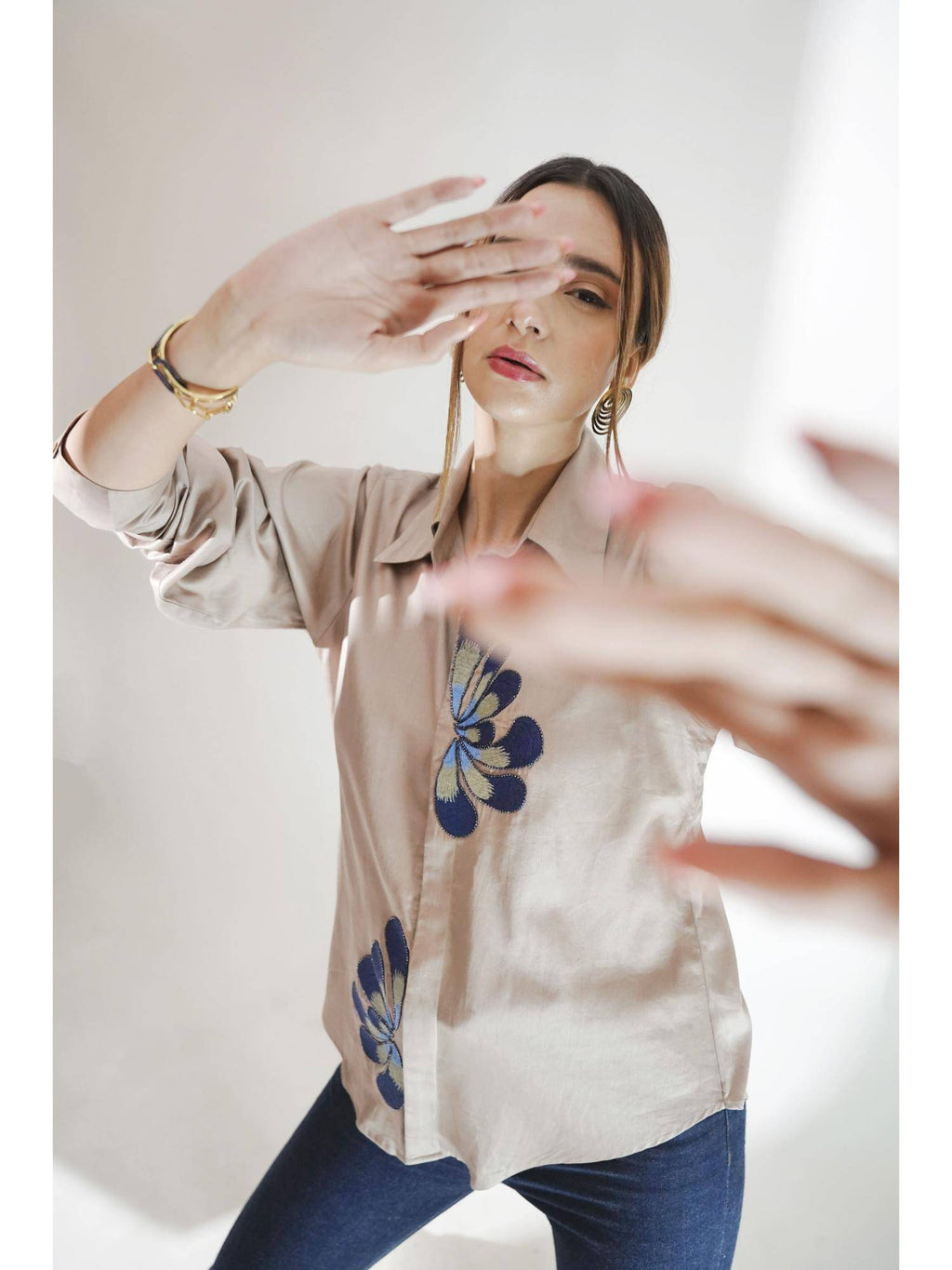Bloom Beige Shirt | S67 - view 2