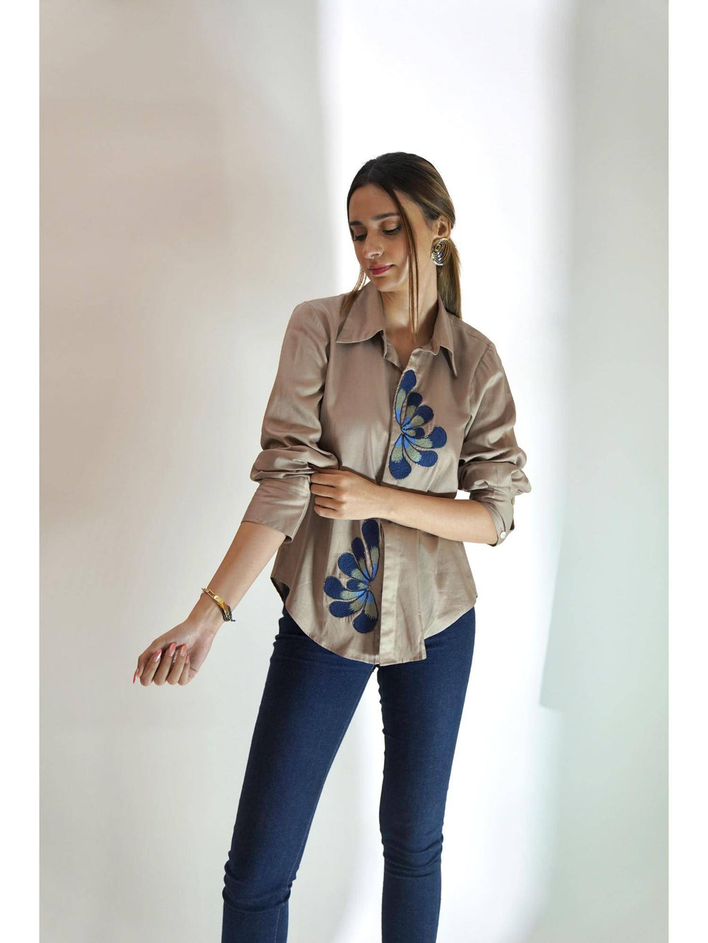 Bloom Beige Shirt | S67 - view 3