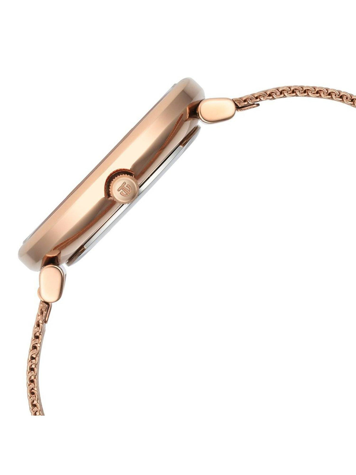 Purple Stackable Quartz Analog Peach Dial Watch for Women with Bracelet | W92 - view 4
